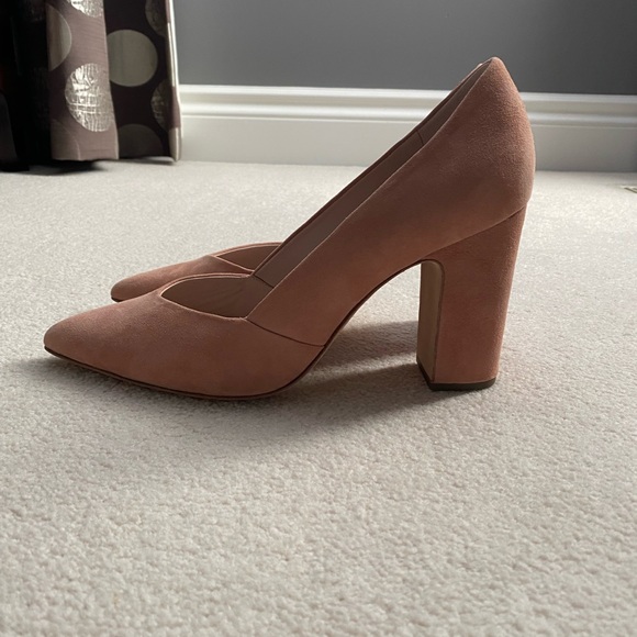 LOEFFLER RANDALL Sz 10 Paulina Pump Coquille, beautiful pink suede, brand new - Picture 2 of 8